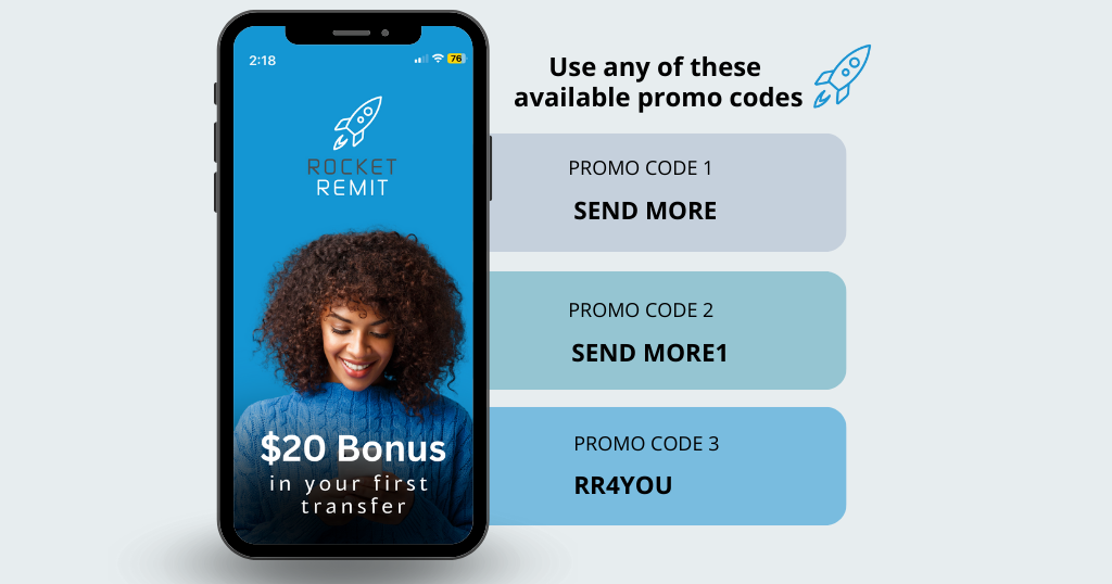 Rocket Remit promo code 